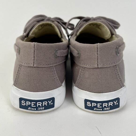Sperry Bahama II Canvas Boat Shoe Sneaker, Medium Beige, Like New, Size 11 - Picture 6 of 10